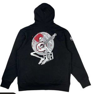 Stanley Mouse Easy Rider Never Summer Black Zip Up Hoodie (Size S)